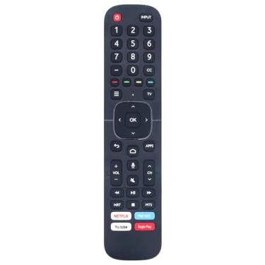 Imagem de Beyution Controle remoto de substituição de voz ERF2K60H compatível com Smart TV Hisense 40H5500F 43H5510G 55H6510G 65H6510G 75H6510G 43H78G 50H78G 55H78G 58H78G 65H78G 43H6511G 0G, 50 horas 6510G
