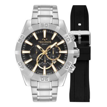 Imagem de Relógio Technos Masculino Legacy Prata - Js26aez-t1p Js26aez-t1p