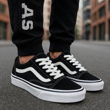 Imagem de Tênis Vanscyst Feminino Masculino Treino Corrida  - dinauradias, Preto