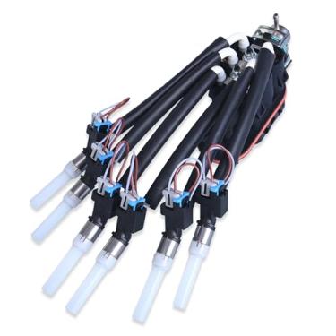 Imagem de Injetores de combustível Spider FJ503 4.3L 6 cilindros compatíveis com Chevy Astro Blazer C1500 K1500 Express Silverado GMC Jimmy Safari Savana Sierra Sonoma Bravada Isuzu Hombre substitui # 12568332