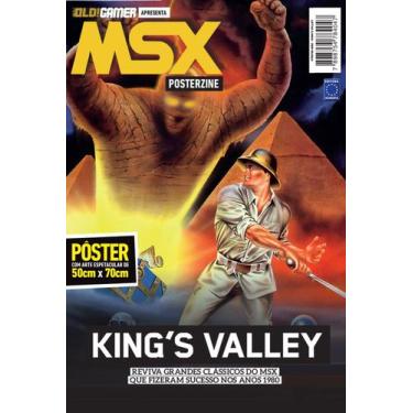 Imagem de Pôster MSX King's Valley 50cm x 70cm Sem Dobras - Editora Europa