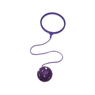 Imagem de oshhni Bola de pular divertida para tornozelo, brinquedo fitness, agilidade, exercício portátil, corda de pular, brinquedo de tornozelo para praia, Roxo