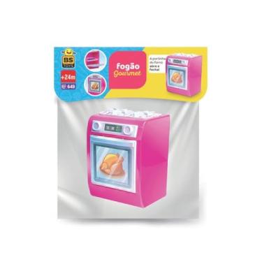 Imagem de Fogão de Brinquedo Gourmet, 15 x 9,5 x 11 cm, Rosa, Brinquedo Educativo para Crianças +24 Meses