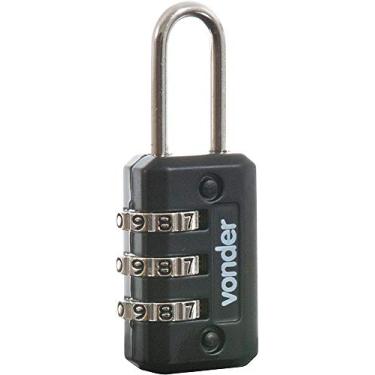 Imagem de Cadeado Com Segredo, Preto, 20,0 Mm, Vonder.
