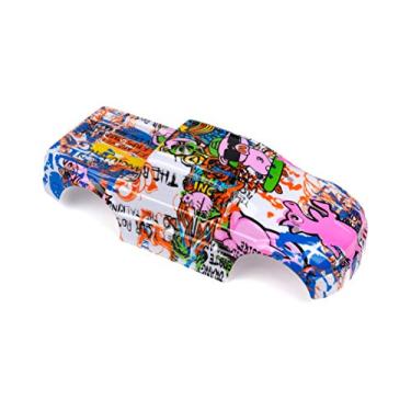 Imagem de Custom Body Graffiti Pink Pig Style Compatible for T/E Maxx Shell Cover E-Maxx 1/10 Scale RC Car or Truck (Truck not Included) EM-PIG-01