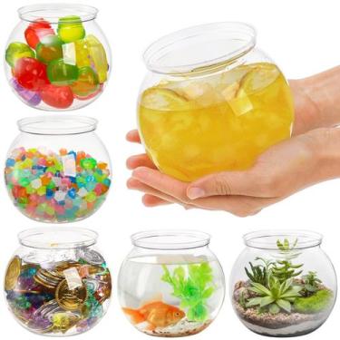 Imagem de Fish Bowl Ollen Mini 70 ml de plástico inquebrável, pacote com 6 - Okl