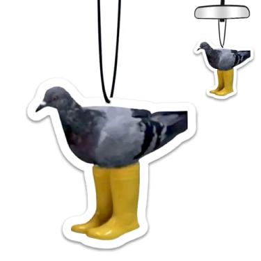 Imagem de 1 peça de purificadores de ar de carro, sapatos de chuva, pombos, ambientadores de carro para espelho fofo, aromatizador, espelho, perfumado, pendurado, fofo, acessórios de carro, decoração interior