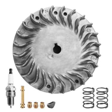 Imagem de HOLATO Volante de alumínio para 212cc Non Hemi Predator 196cc 224cc GX160 GX200 69730 69736 Motor Coleman CT200U BT200X CT200U-EX B200r Baja Warrior MB165 MB200 Mini Bike KT196 Go Kart Parts 100000