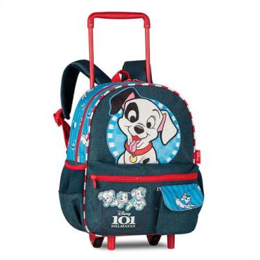 Imagem de Mini Mochila De Rodinha 101 Dálmatas Disney Escolar Infantil - Clio St