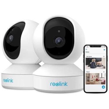 Imagem de Câmera de Segurança sem fio Wi Fi HD, 2 PCS, REOLINK E1 3MP 2 Pack, Branco