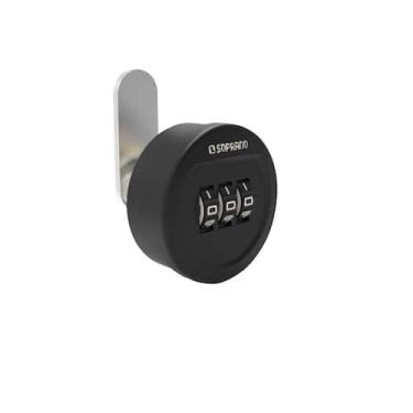 Imagem de Fechadura para Móveis e Armário de Aço com Segredo Numérico Soprano