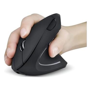 Imagem de Mouse Vertical Ergonômico Sem Fio Previne Tendinite Dores - YooY.Air, 