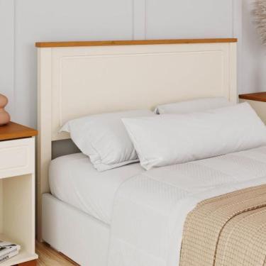 Imagem de Cabeceira Casal Ananda CabeCasa MadeiraMadeira Off-white/Mel
