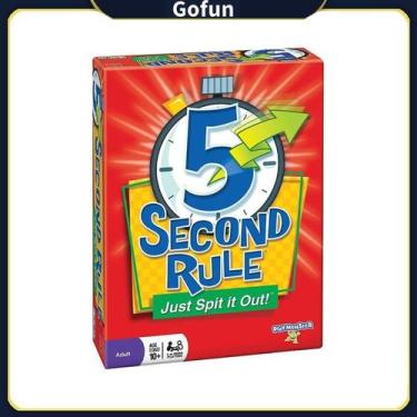 Imagem de Jogo de tabuleiro, regra de 5 segundos para família, jogo de festa par