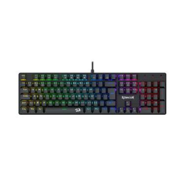 Imagem de Teclado Mecânico Gamer Redragon Sindri Rainbow K671 Switch Marrom com 