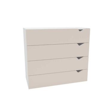 Imagem de Cômoda Casal Porto C- 4 Gavetas Branco-creme - Politorno