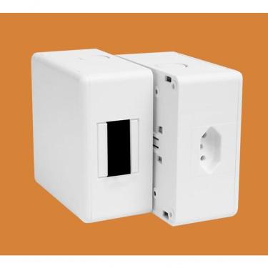 Imagem de Caixa De Distribuição Com Tomada 2p+terra 20a Para Disjuntores Din Fame