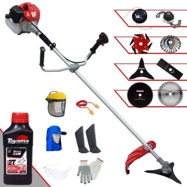 Imagem de Roçadeira 8 Em 1 Anmax Cg520p 52cc 2,2hp + Epi + Óleo Toyama
