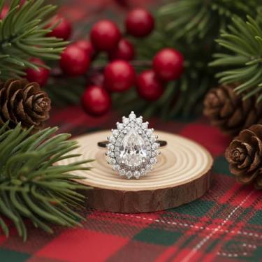 Imagem de 1 anel de gota de água elegante para mulheres, vida diária, decoração de namoro para festa de formatura, Cobre, Sem pedra preciosa