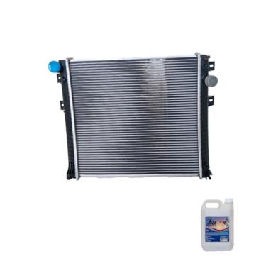 Imagem de Kit Radiador Ar MB Accelo 915C 1016 815 + Água Desmineralizada 5 Litros