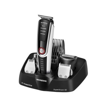 Imagem de Aparador de Pelos Mondial Super Groom 10 BG-08 com Acessórios 78605-01-Masculino