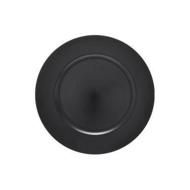 Imagem de Sousplat Basic Preto 33Cm - Copa & Cia