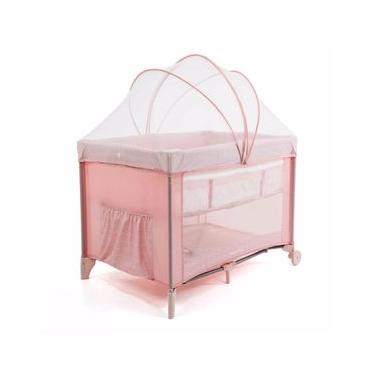 Imagem de Berço Nanny Cosco Rosa Rajado