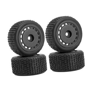 Imagem de Dynwave Kit com 4 Cubos de Roda para Upgrade, Fácil de Instalar, Leve e Premium, Encaixe Hexagonal de 7mm, Substitui a Peça Original 244016 para Carro RC 1:28, Preto