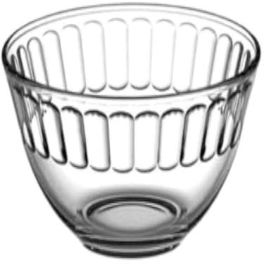 Imagem de Tigelas redondas transparentes, perfeitas para cereais, lanches, e aperitivos, modernas