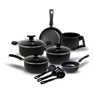 Imagem de Conjunto De Panelas Com Frigideira Cor Preto