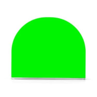 Imagem de Qilmy Porta-guardanapos acrílico de cor sólida verde néon, suporte de lenços de mesa independente, dispensador de papel de coquetel para cozinha, jantar, restaurante, bar, decoração, 1 pacote