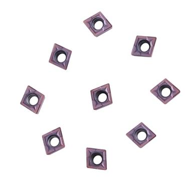 Imagem de Xixian Dicas de Carboneto de 10pcs Inserções, Ferramenta de Torneamento de Torno Com Caixa, CCMT060204 VP15TF, Acabamento na Superfície de Metal, Boa Resistência Ao Desgaste, Boa