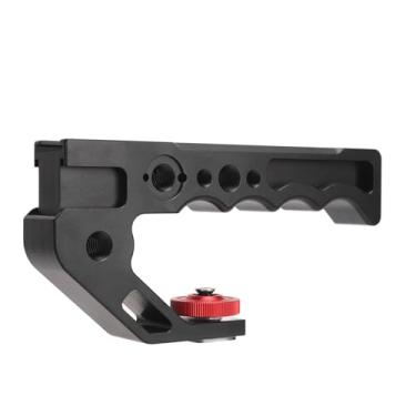 Imagem de Cryfokt Gaiola para Câmera Com Alça Superior de Alumínio Leve e Sapata Fria ARRI para Gravação de Vídeo Eficiente