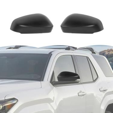 Imagem de RT-TCZ Kit de capa de espelho retrovisor de carro espelho lateral retrovisor com decoração de seta acessórios externos para Toyota 4Runner 2024 2025 (preto fosco)