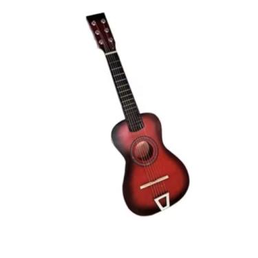 Imagem de Mini Violão Infantil Palheta Semi Profissional Crianças Corda Em Aço Acústico Real Verdadeiro (RED)