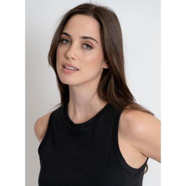 Imagem de Regata Feminina Aleatory Blossom Preta-Feminino