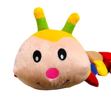 Imagem de Sales Store Centopéia de Pelúcia Colorida 85 Cm - Brinquedo de Pelúcia