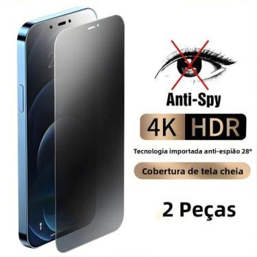 Imagem de Protetor De Tela Anti-Espião De Cobertura Total 2PCS Para iPhone 11 12