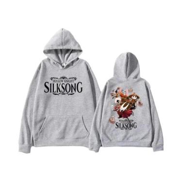 Imagem de Moletom Unissex Hollow Knight Silksong De Manga Longa Com Capuz Casual