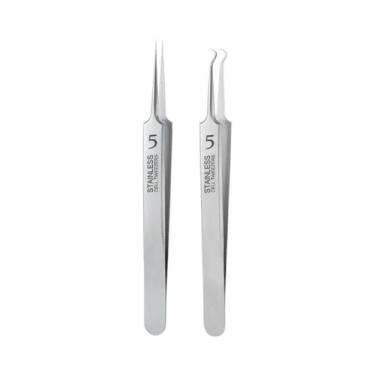 Imagem de Kit De Ferramentas Para Remoção De Cravos E Espinhas Em Aço Inoxidável