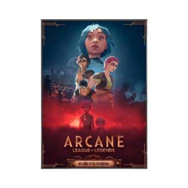 Imagem de Pôster Minimalista De Graffiti Da Série Jinx Arcane Temporada 2, Pintu