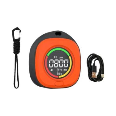 Imagem de Detector De Monóxido De Carbono Portátil E Recarregável Com Tela LED E