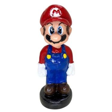 Imagem de Boneco Resina Colecionável Super Mario Bros 13,5 Cm - LZ Decorações