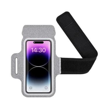 Imagem de Braçadeira Elástica Ultrafina Para iPhone 17 16 15 14 13 12 pro Max Sa