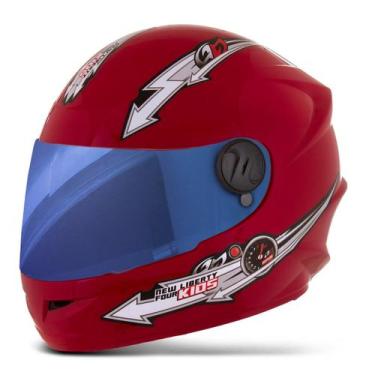 Imagem de Capacete Fechado Pro Tork Liberty Four Kids Infantil Vis. Iridium Tam.