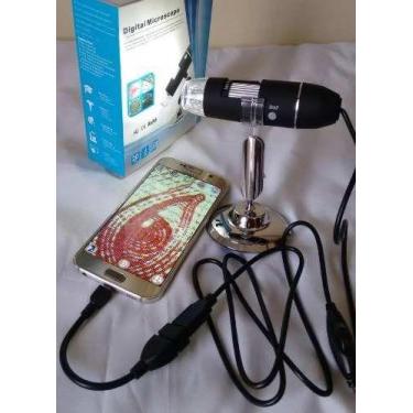 Imagem de MICROSCÓPIO DIGITAL USB 1000x + CABO OTG PARA CELULAR - CHINA