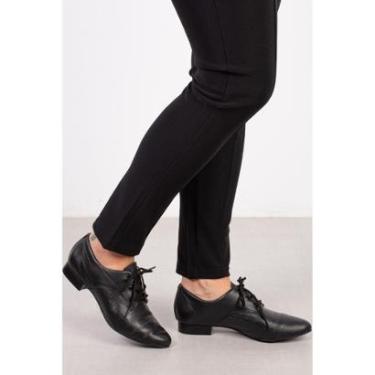 Imagem de Sapato Oxford em couro 6994 - 40 - Preto-Feminino