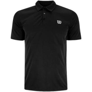 Imagem de Camisa Polo Wilson Core Preta-Masculino