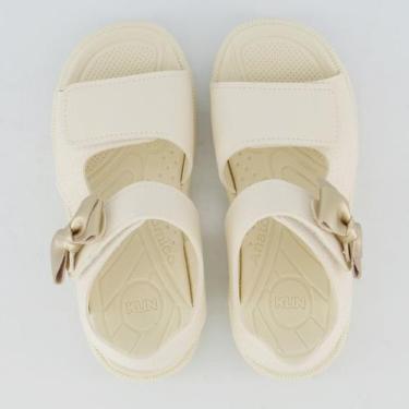 Imagem de Sandália Klin Tic Tac Infantil Off-White, 26
