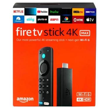 Imagem de Fire TV Stick Com Alexa 4K Max Última Geração 16GB Streaming HDMI, WiF